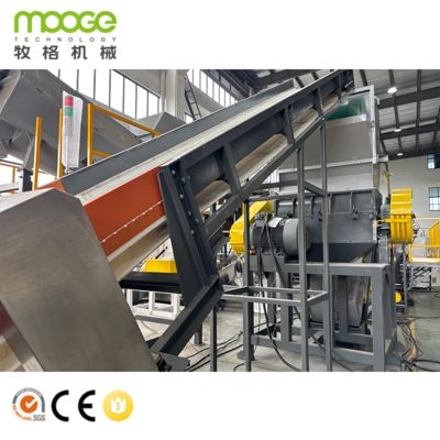 PE PP Bottle Washing Cleaning Machine HDPE Bottle Flakes Drying Machine