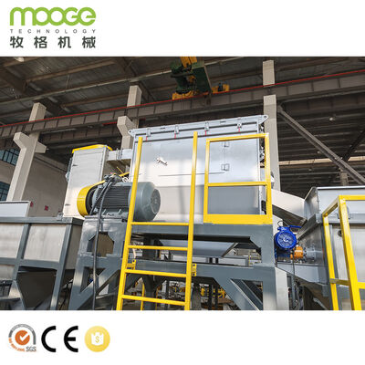 Waste Pe Bag Plastic Crushing Washing Pp Film Recycling Line