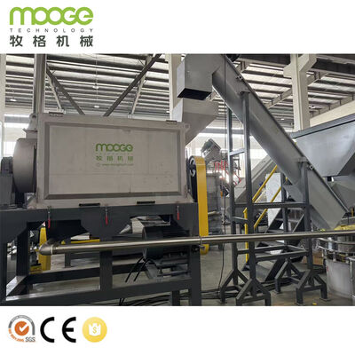 Automatic High Capacity Plastic PP PE Bottle Crushing Washing Recycling Machine