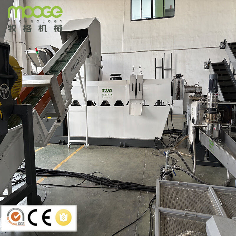 Industrial PP PE Plastic Film Recycling Granulator Machine with Efficient Pelletizing System