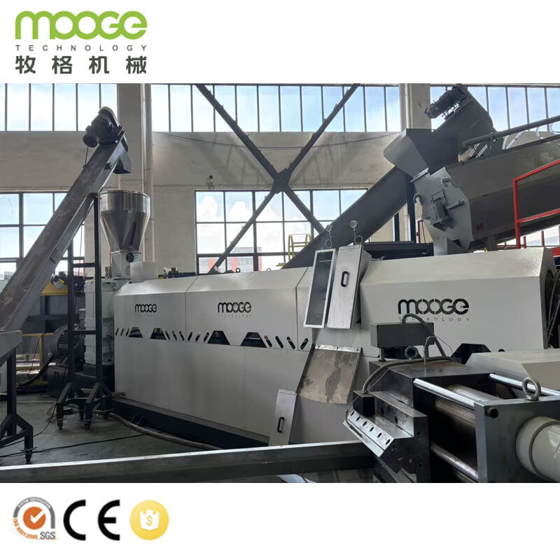 Rigid Plastic Double Stage Strand Pelletizing Line for HDPE PP ABS PS Recycling