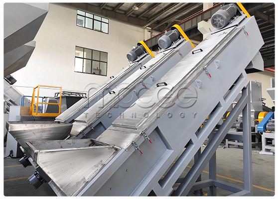 Линия для мытья пластиковых бутылок из ПЭТ с одобрением CE для переработки отходов из пленочной пленки PE PP 8