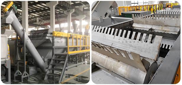 Линия для мытья пластиковых бутылок из ПЭТ с одобрением CE для переработки отходов из пленочной пленки PE PP 13