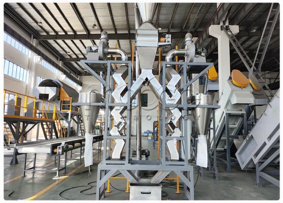 Линия для мытья пластиковых бутылок из ПЭТ с одобрением CE для переработки отходов из пленочной пленки PE PP 17