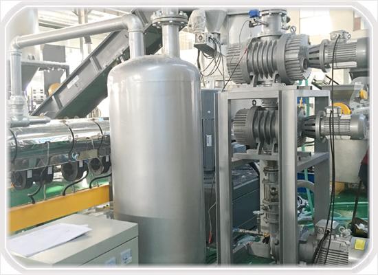 Линия пеллетки из полиэфирных волокон для переработки отходов тканей 4