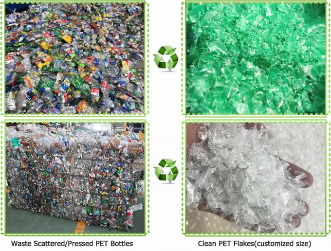 Recycle Plastic Bottle Crushing Pet Flakes Washing Recycling Machine 1