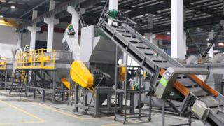 Моечная линия из жесткого полиэтилена, ПП, АБС-пластика